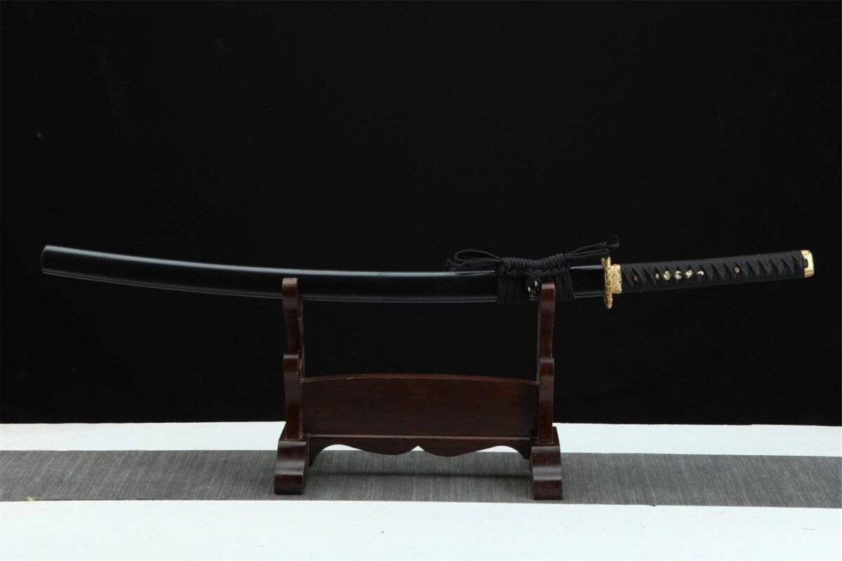 Katana en Acier Noir