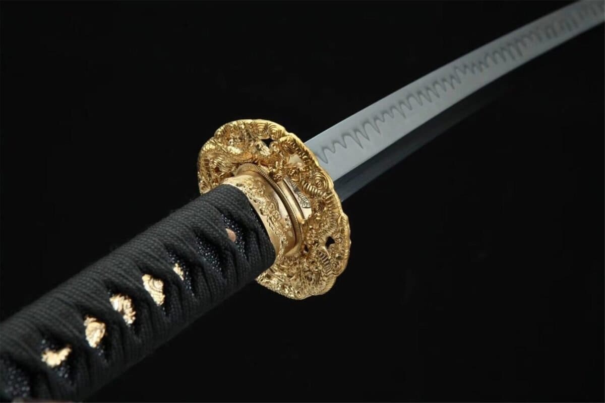 Katana en Acier Noir