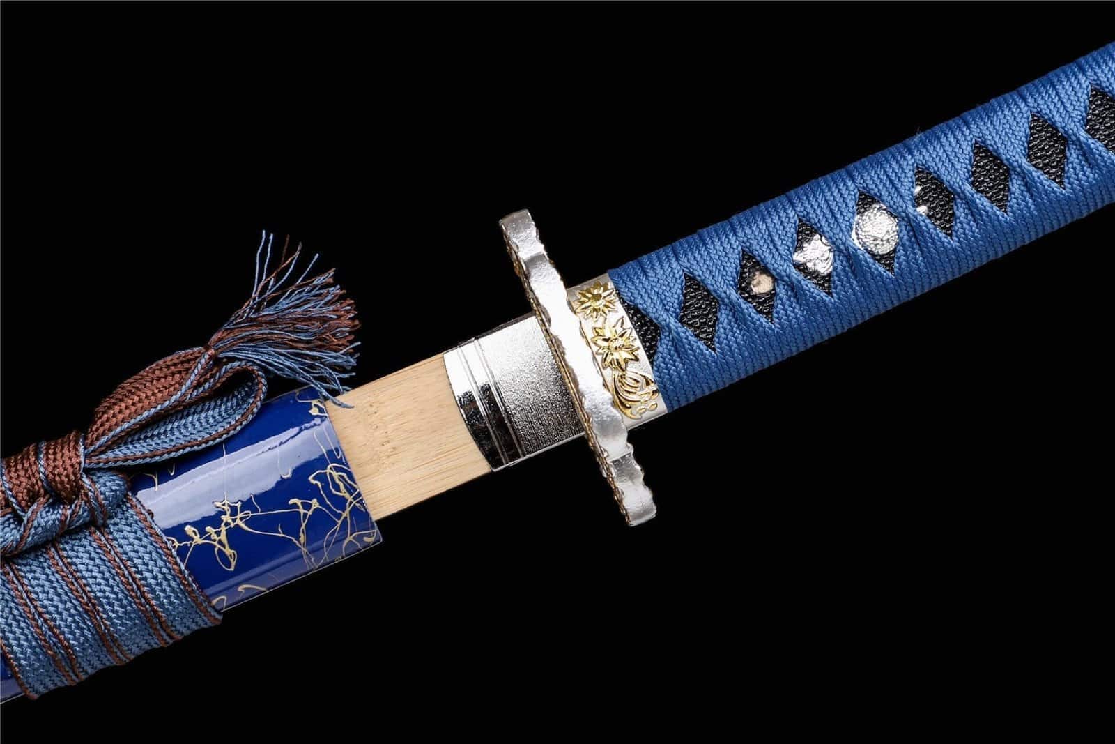 Katana en Bois Bleu