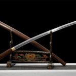 Katana mu-tsuba Marron