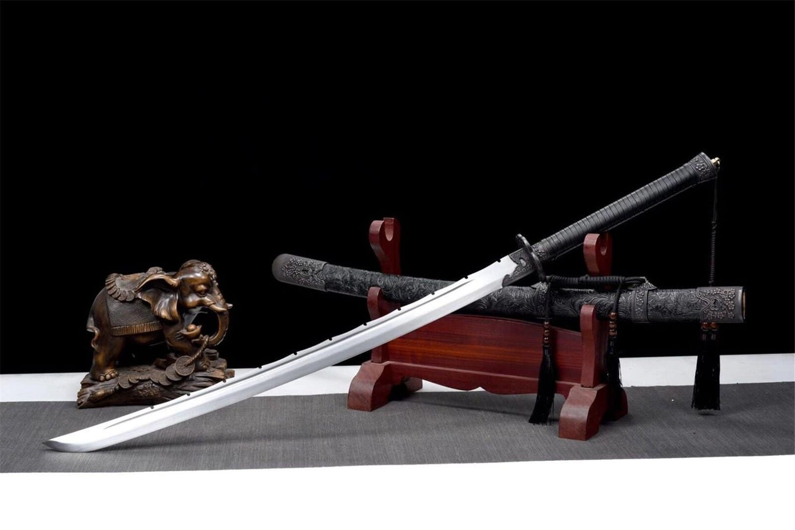 Longquan Katana Noir