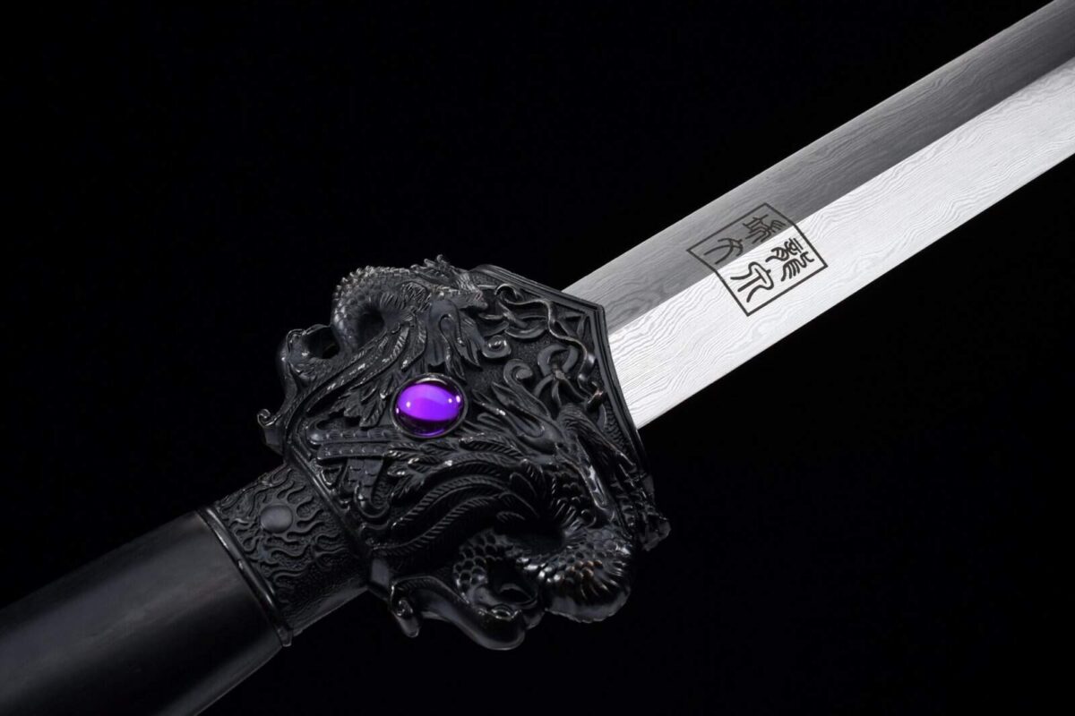 Sabre Chinois Kungfu Noir