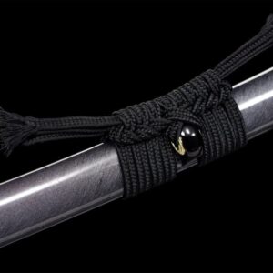 Sabre Japonais Flammes noires