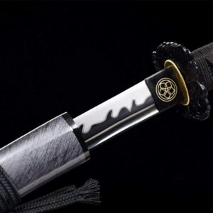 Sabre Japonais Flammes noires
