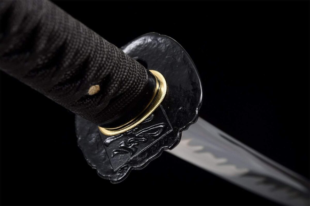 Sabre Japonais Flammes noires
