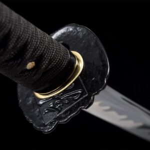 Sabre Japonais Flammes noires