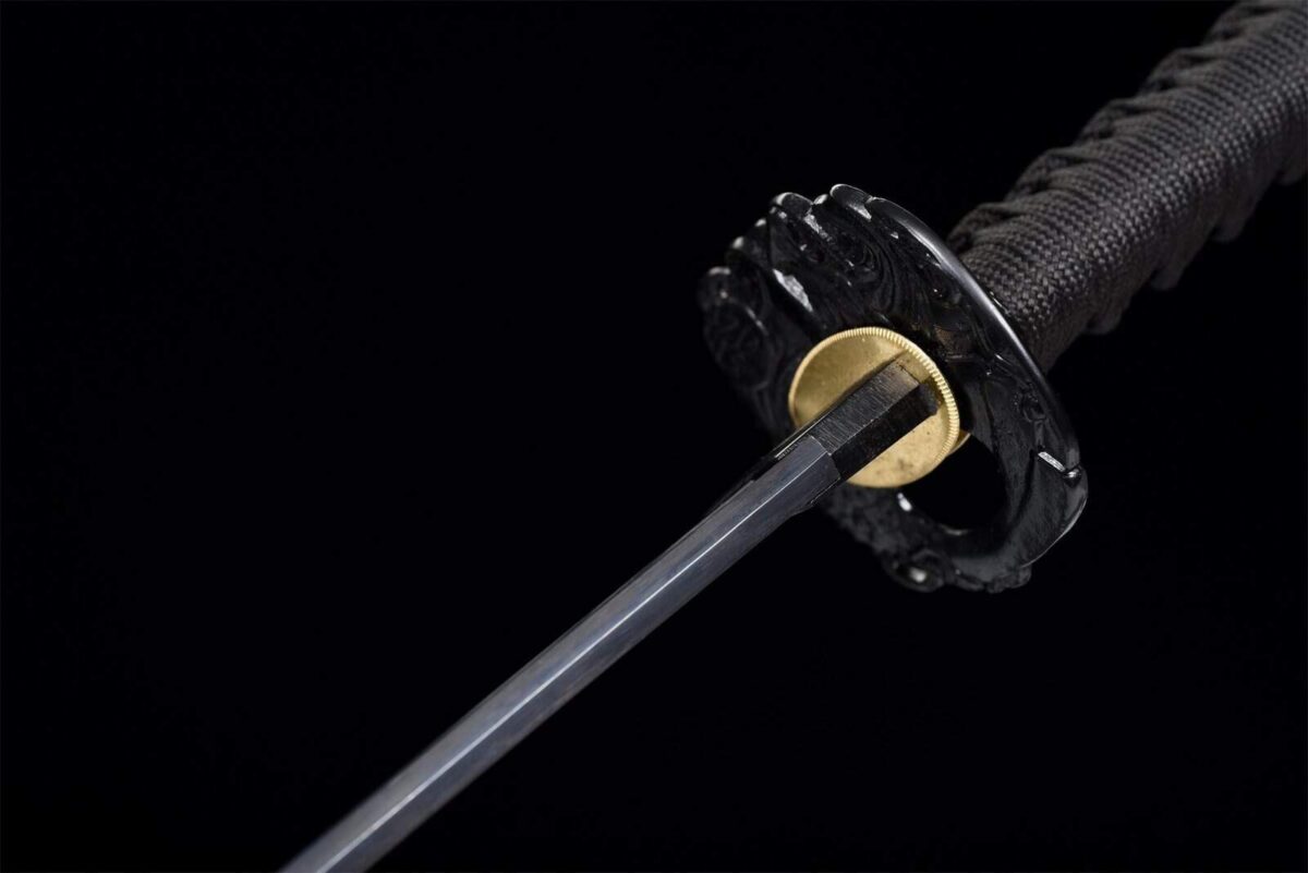 Sabre Japonais Flammes noires