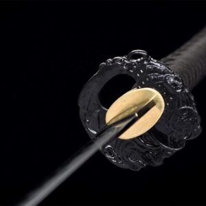 Sabre Japonais Flammes noires