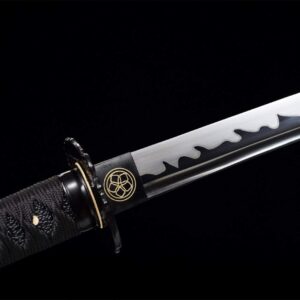 Sabre Japonais Flammes noires