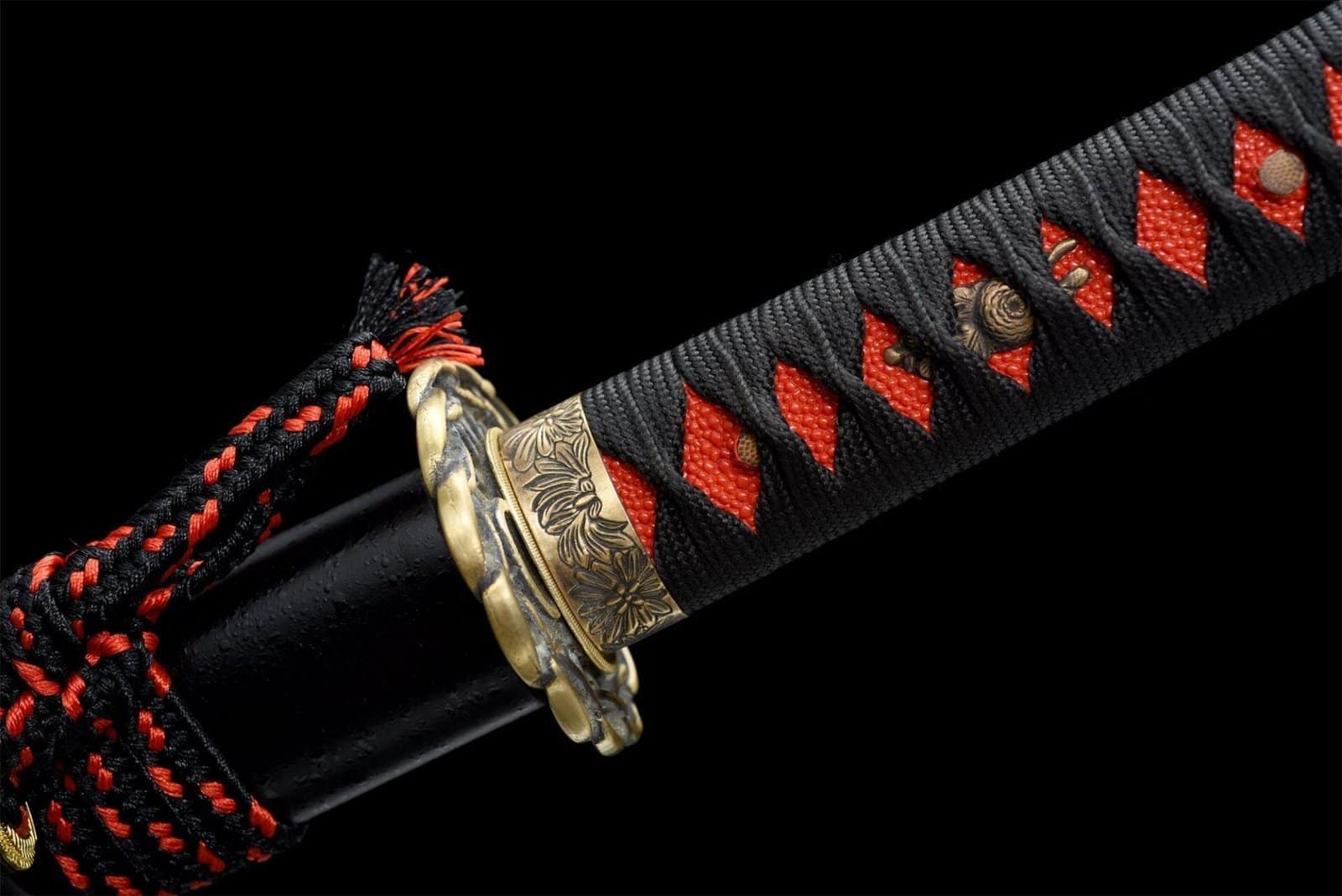 Sabre Japonais Noir et Rouge