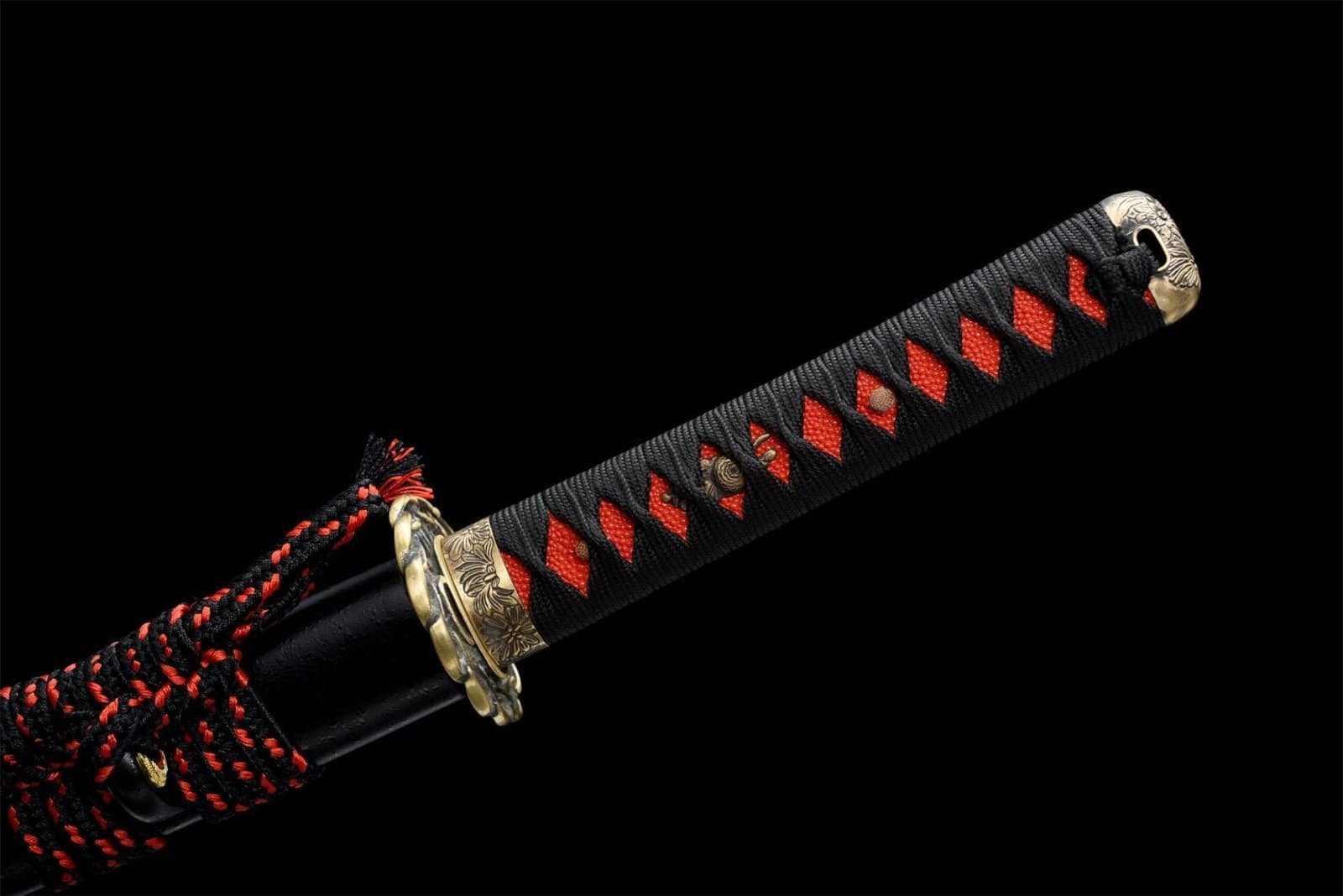 Sabre Japonais Noir et Rouge