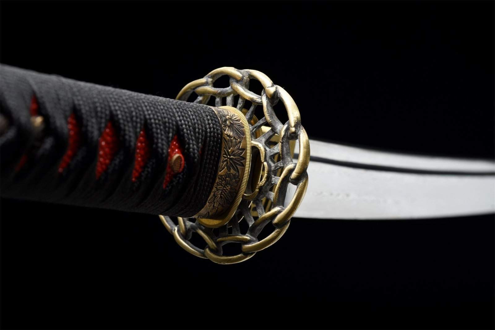 Sabre Japonais Noir et Rouge