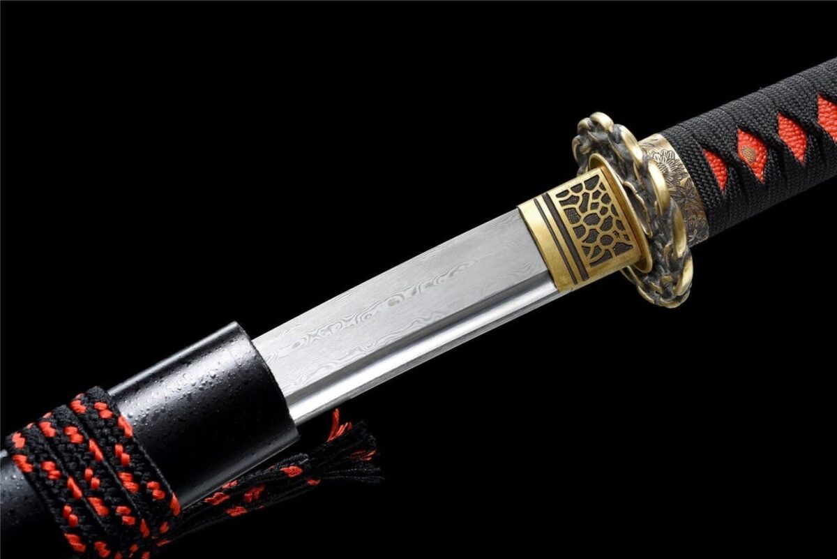 Sabre Japonais Noir et Rouge
