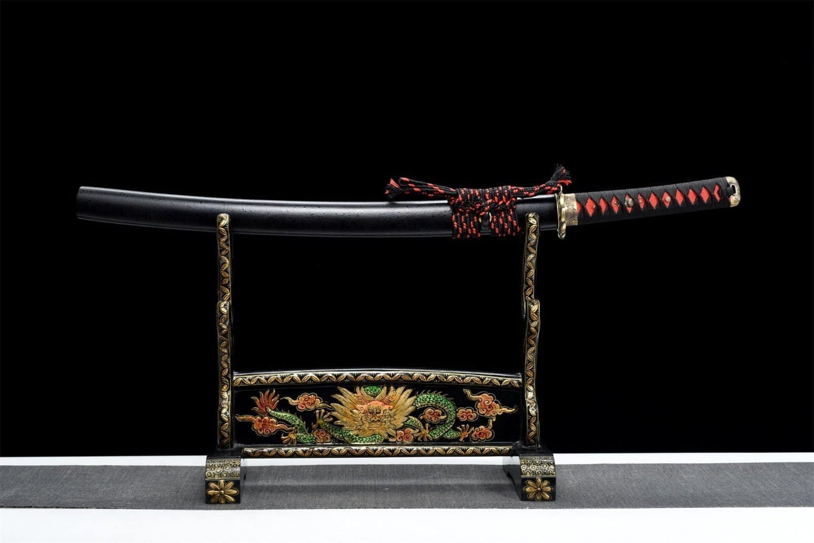 Sabre Japonais Noir et Rouge