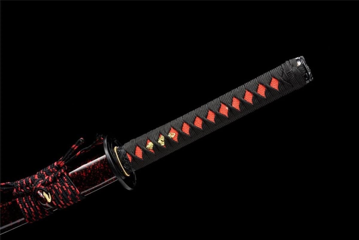 Sabre Japonais Noir et rouge