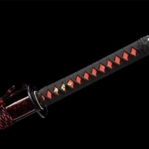 Sabre Japonais Noir et rouge