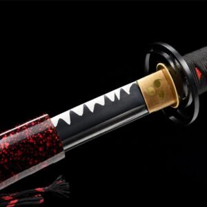 Sabre Japonais Noir et rouge
