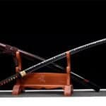 Sabre Japonais Noir et rouge