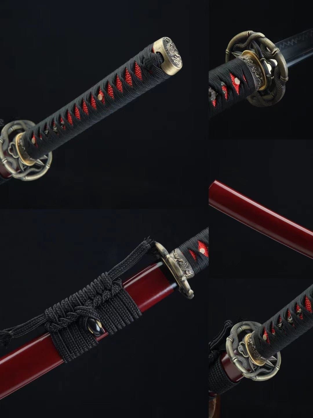 Sabre Japonais Traditionnel Rouge