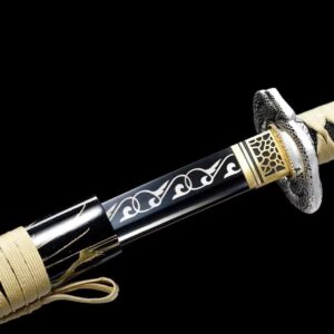 Sabre Katana Lame Noire