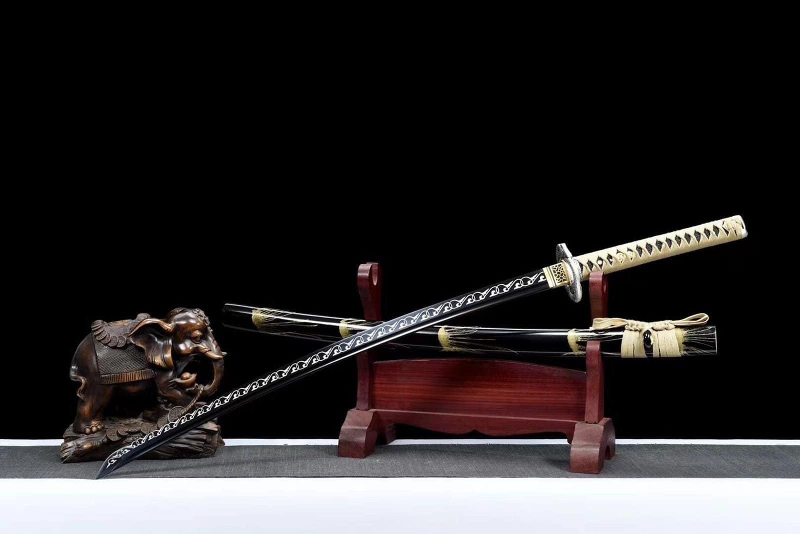 Sabre Katana Lame Noire