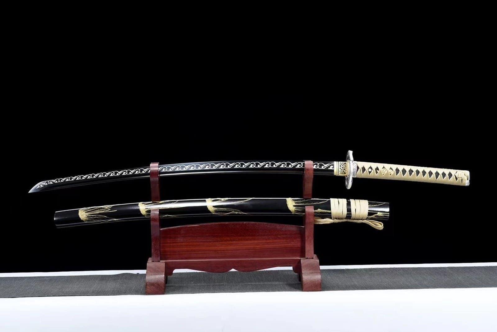 Sabre Katana Lame Noire