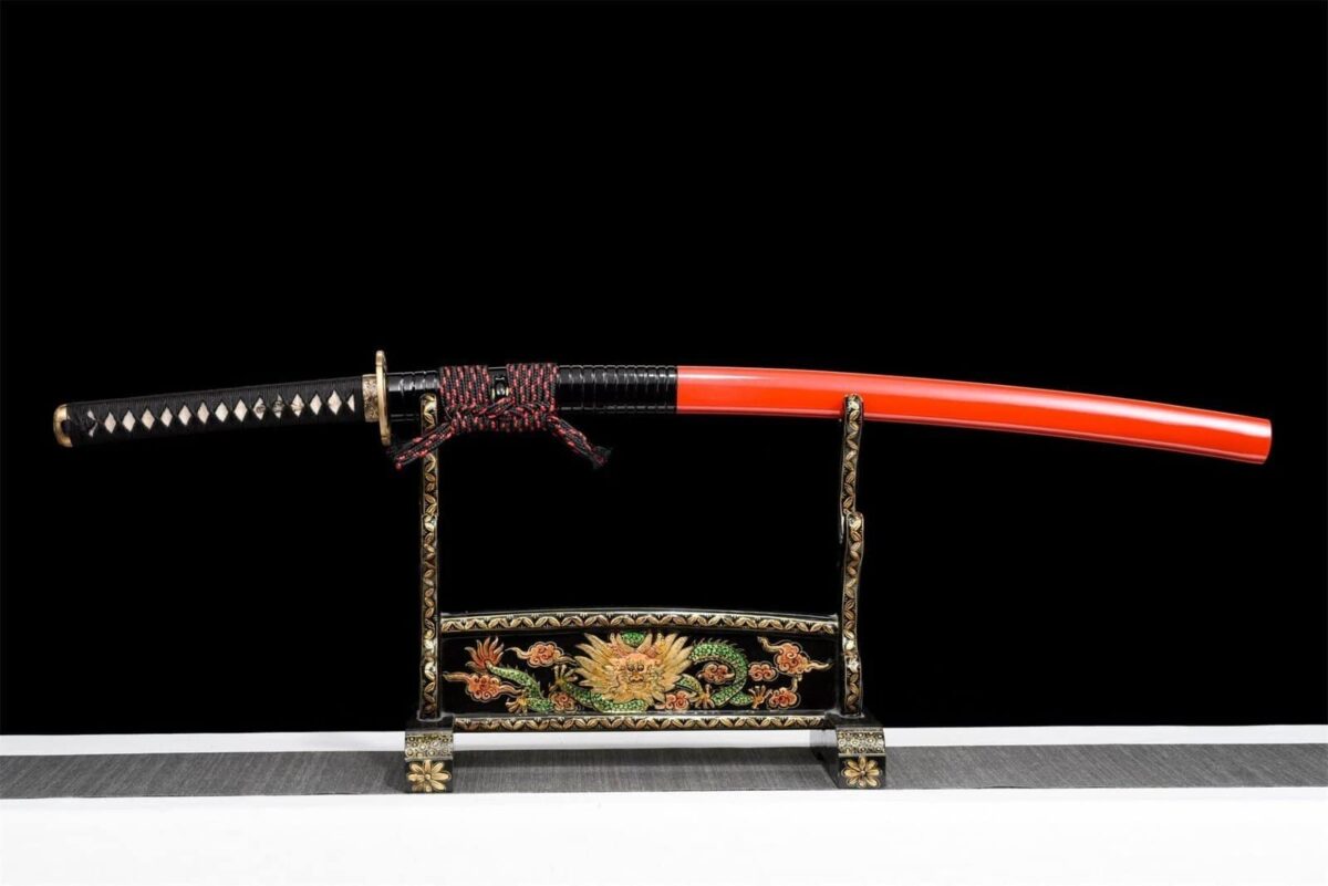 Sabre Noire Et Rouge