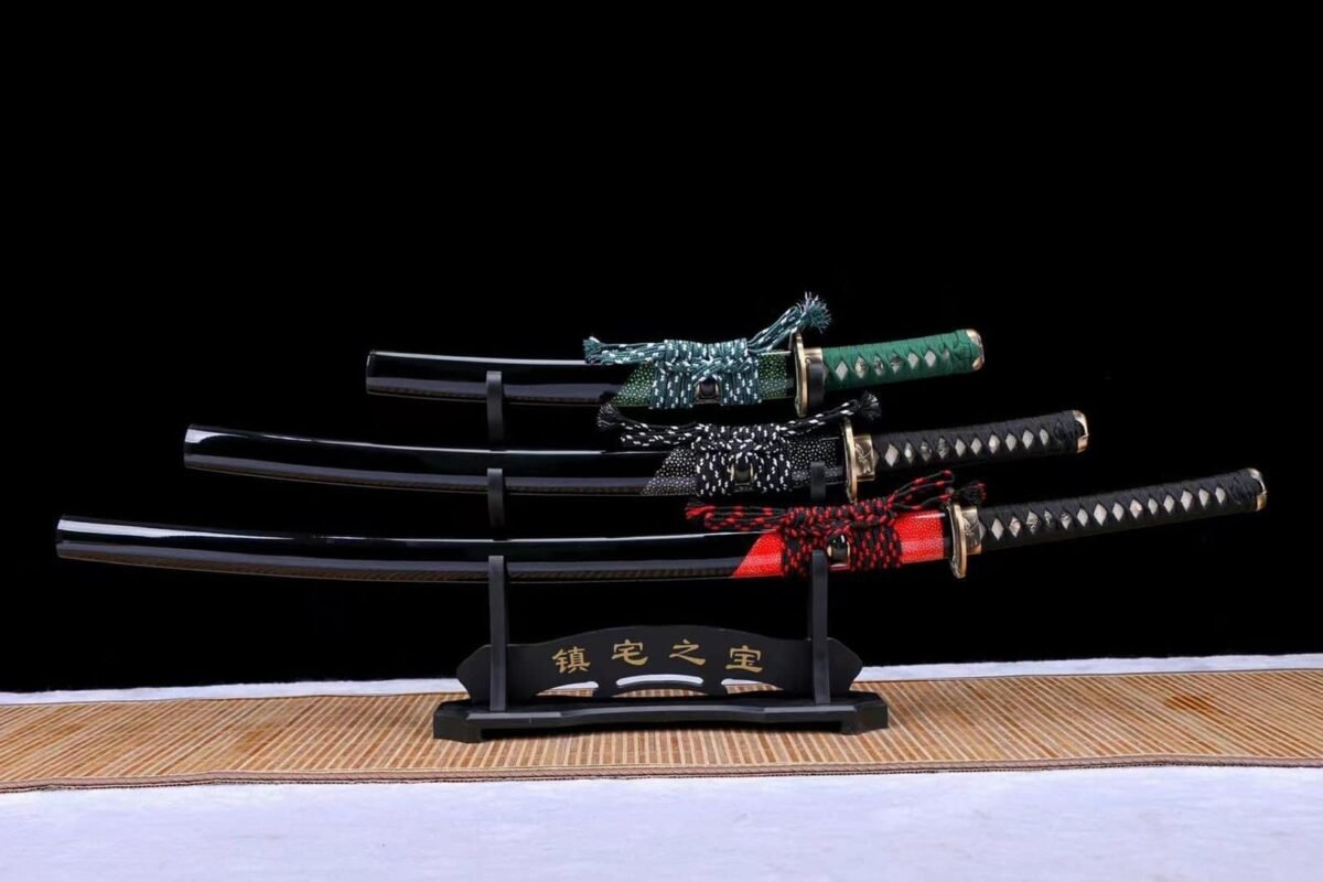 Set De 3 Sabres Noir Japonais