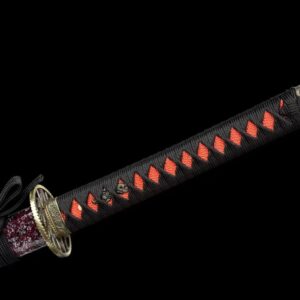Tanto Et Wakizashi Rouge