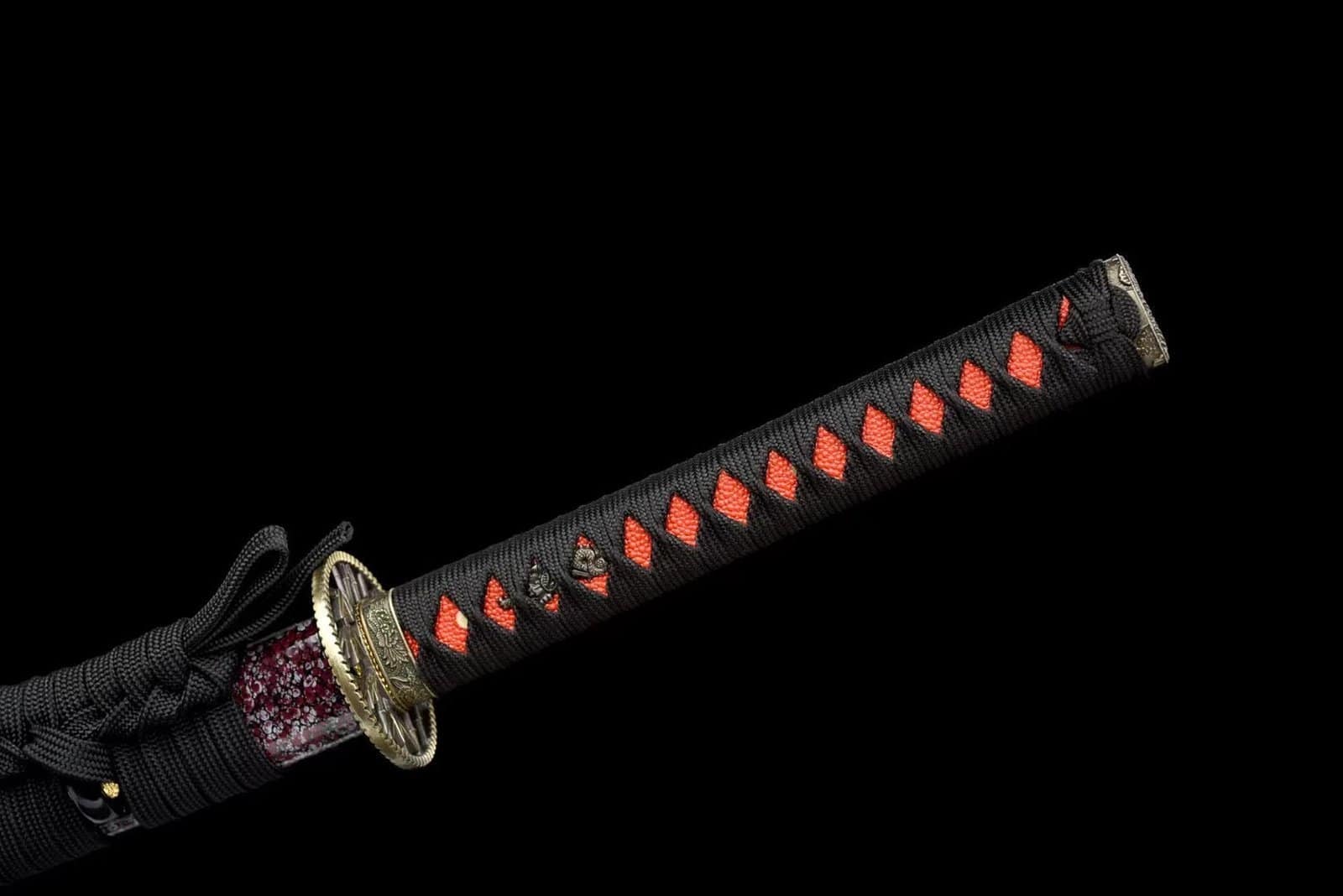 Tanto Et Wakizashi Rouge